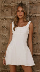 Joy Mini Dress - White